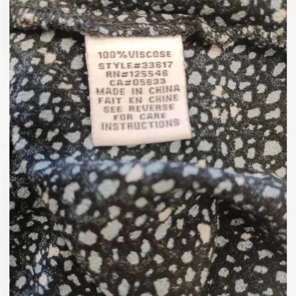 Habitat Button Down  Long Sleeve Smock Top Size Small - Picture 8 of 10